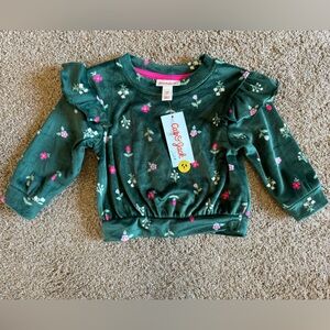 Girls’ Fleece Floral Long-Sleeve